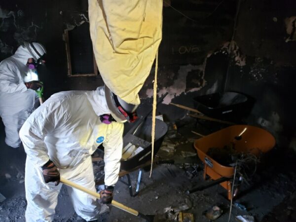 fire damage in Los Angeles